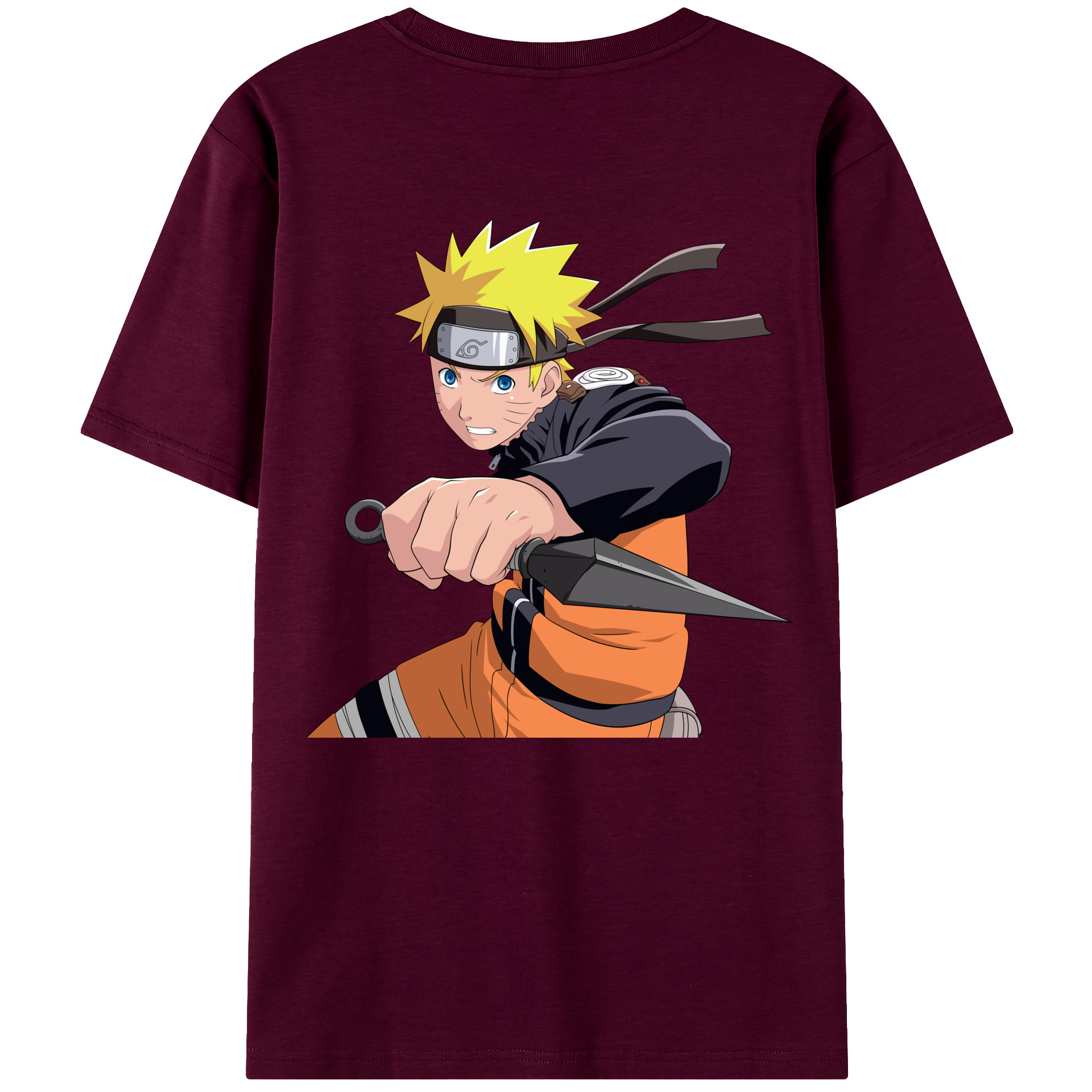 （画像用） NARUTO -ナルト- うずまき ナルト Uzumaki Naruto レディース半袖Tシャツ(バックプリント)